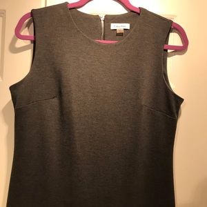 Gray Jersey Calvin Klein Dress